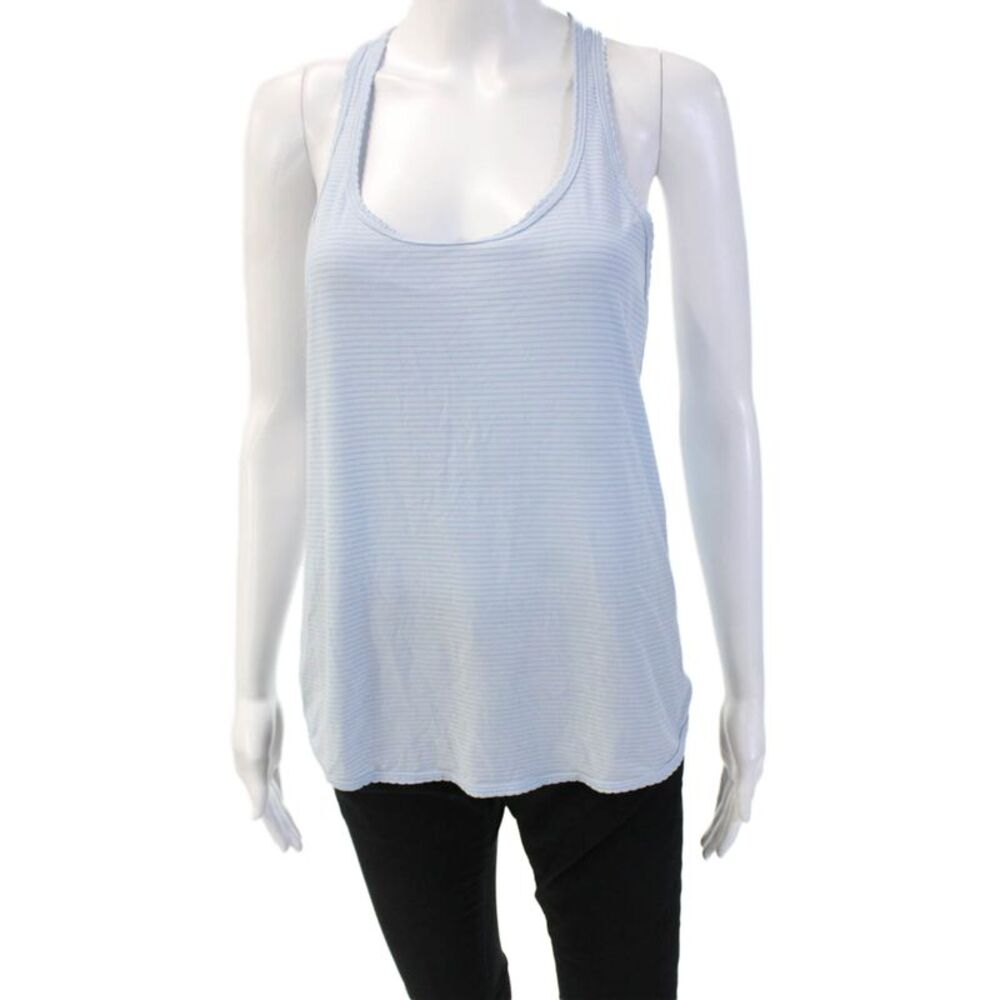 Lululemon Women's Scoop Neck Racerback Tank Top Blue Size S